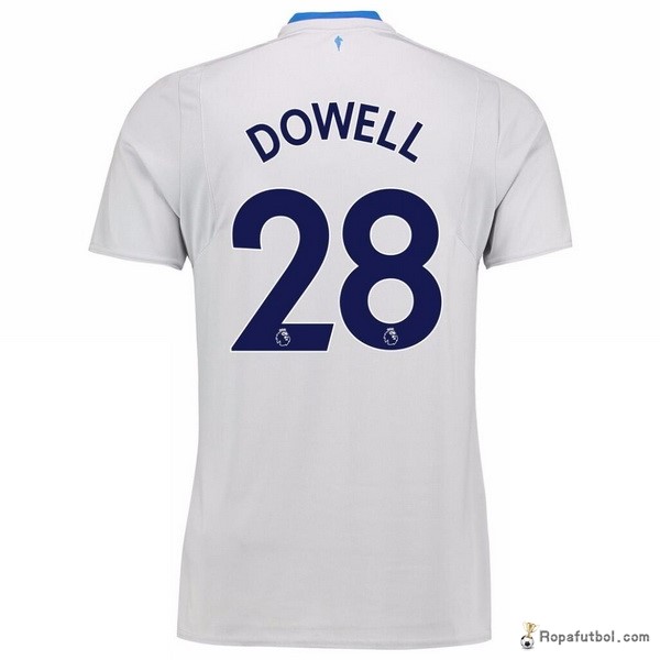 Camiseta Everton Replica Segunda Ropa Dowell 2017/18